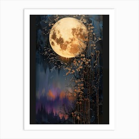 Full Moon Art Print