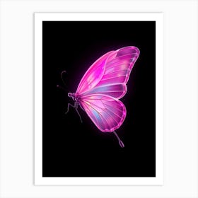 Pink Butterfly 5 Art Print