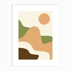 Abstract Landscape Painting Wall prints Art Print