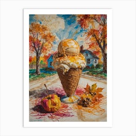 Ice Cream Cone 61 Art Print