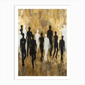 Silhouettes 2 Art Print