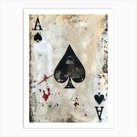 Ace Of Spades Art Print