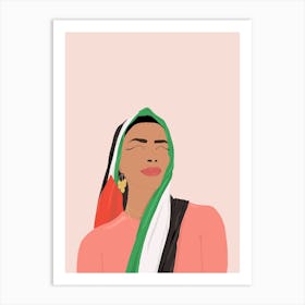 Gaza Woman Art Print
