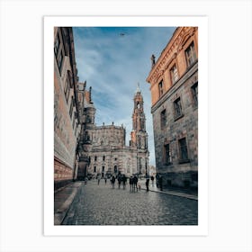 Streets Of Dresden Germany 01 Art Print