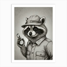 Raccoon 6 Art Print