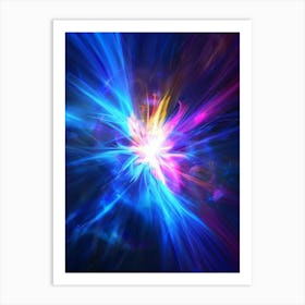 Abstract Fractal Explosion Art Print