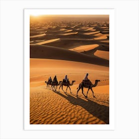 Leonardo Kino Xl A Stunning Image Depicting A Caravan Of Camel 0 (2) Poster