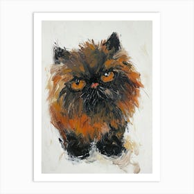Persian Cat Painting 4 Art Print