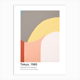 World Tour Exhibition, Abstract Art, Tokyo, 1960 2 Art Print
