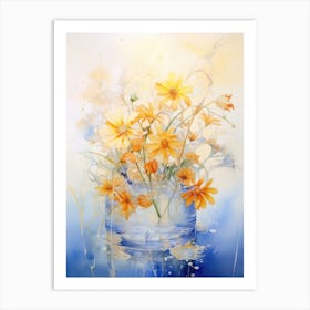 Flowers In A Vase 24 Art Print