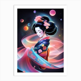 Geisha Art Print