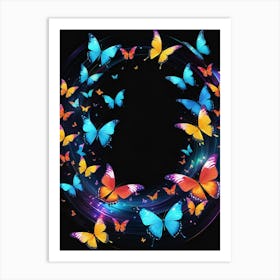 Butterfly Ring Art Print