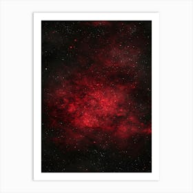 Red Nebula 2 Art Print