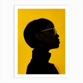 Silhouette Of A Woman 1 Art Print