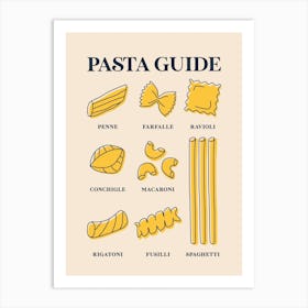 Pasta Guide Art Print