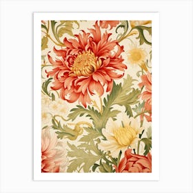 Floral Pattern 21 Art Print