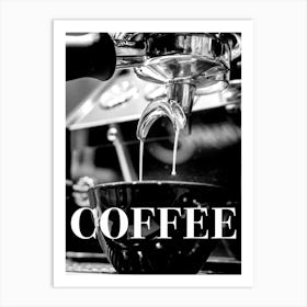 Coffee Barista Black and White_2365347 Art Print