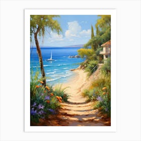 Path To The Sea 3 Art Print