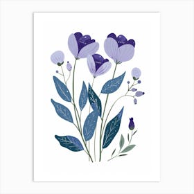 Watercolor Flowers 29 Art Print