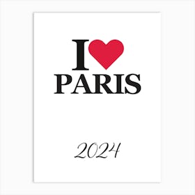 Paris 2024 Olympics logo is a sophisticated and distinctive work of art. Decorate the place as you wish.5 Art Print