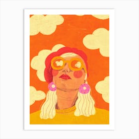 Orange Sky Art Print
