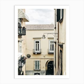 Narrow Alley In Sicily Art Print