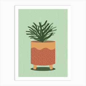 Print 75 Ratio 3x4 Retro Flowerpot Poster Art Print