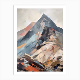 Scafell England 3 Mountain Painting Art Print