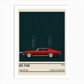 Big Fish Car Movie Art Print