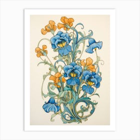 Irises Art Print