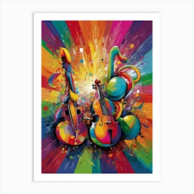 Music Instruments Art Print