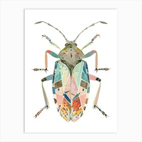 Colourful Insect Illustration Boxelder Bug 15 Art Print