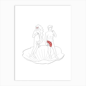 Venus In Love Art Print