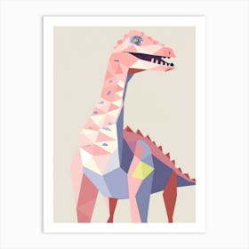 Nursery Dinosaur Art Allosaurus 7 Art Print