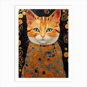 Orange Tabby Cat Art Print