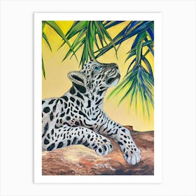 Leopard In The Jungle 1 Art Print