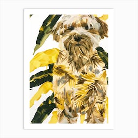 Animal Party: Crumpled Cute Critters with Cocktails and Cigars Teddy Bear Art Print