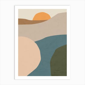 Abstract Landscape Painting Art Print