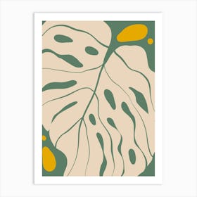 Monstera Leaf 5 Art Print