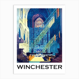 Winchester Cathedral, England Art Print