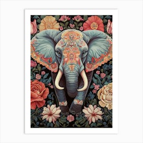 William Morris Elephant Vintage  Art Print