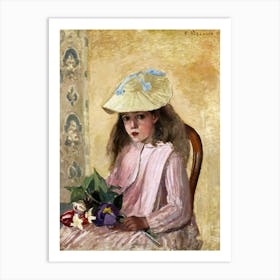 Portrait Of The Artist’S Daughter (1872), Camille Pissarro Art Print