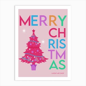 Merry Christmas Art Print