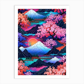 Japanese Landscape 2 Art Print