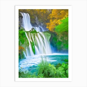 Zrmanja Waterfalls, Croatia Nat Viga Style Art Print