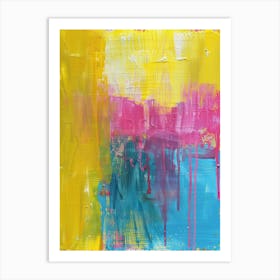 Abstract Painting 1851 Art Print