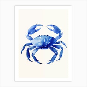 Blue Crab Food Art Print