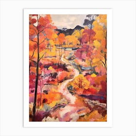 Autumn Gardens Painting Rosendals Trdgrd Sweden 3 Art Print