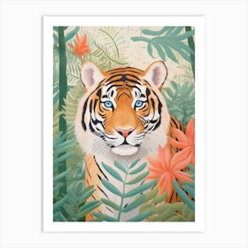 Tiger In The Jungle 20 Art Print