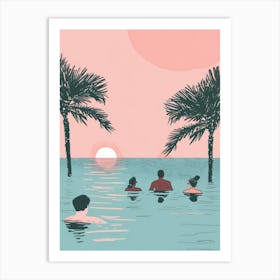 Day At The Beach 3 Art Print